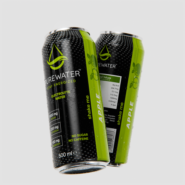 Apple Electrolyte Water 500ml Cans x12