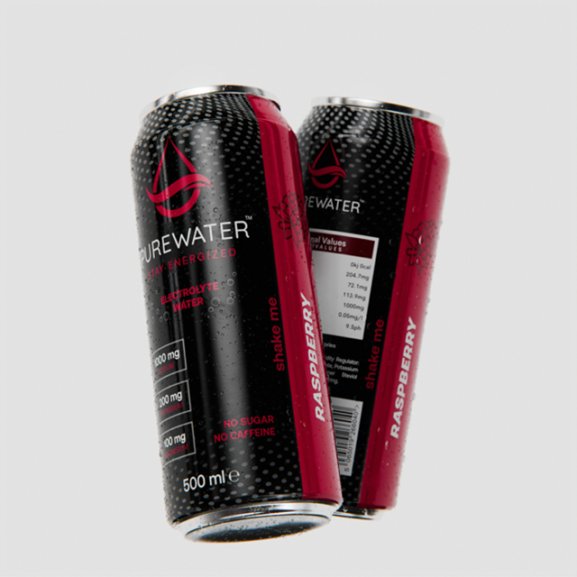 Rasberry Electrolyte Water 500ml Cans x12